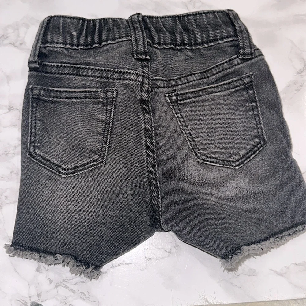 Old navy Black Denim Shorts for Kids 12-18 months